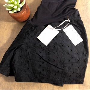 NEW Maternity Eyelet Shorts